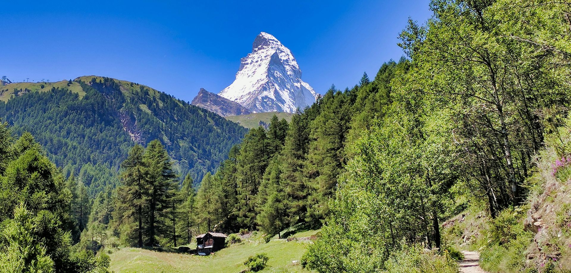 Das Matterhorn im Abendlicht